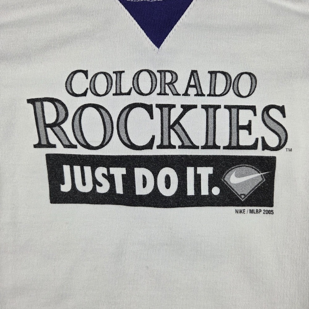 Vintage Colorado Rockies MLB Romper One Piece Baby Toddler 24 Months White Nike - Picture 2 of 7